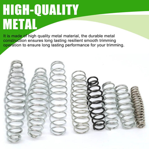 16 Piece Gardening Spring Assortment Kit For Pruners And Shears Metal Precision Replacement Coils on white background