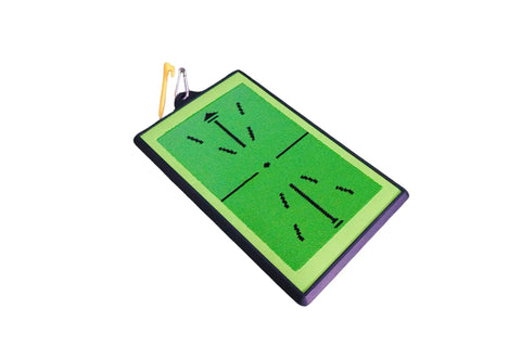 Pro Grade Golf Swing Training Mat That Tracks Ball Impact And Swing Path With Real Time Color Feedback From Green To White