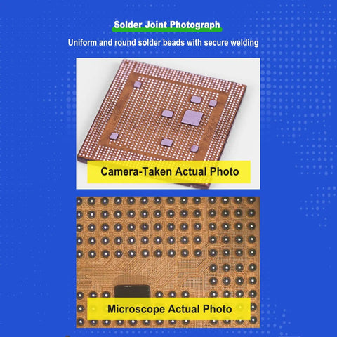 PCB with visible solder joints using Lead Free Solder Paste 4 Pack No Clean Flux For PCB Repair And Small Component Work.