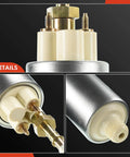 Close-up details of Ford High Pressure Frame Mount Electric Fuel Pump For F250 F350 F450 F550 Super Duty And Excursion 1999 To 2003 7.3L Turbo Diesel Replacement E2236 Direct Fit