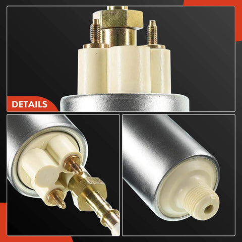Close-up details of Ford High Pressure Frame Mount Electric Fuel Pump For F250 F350 F450 F550 Super Duty And Excursion 1999 To 2003 7.3L Turbo Diesel Replacement E2236 Direct Fit