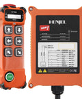 6 Channel 12 To 65V Industrial Wireless Crane Remote Control With 100 Meter Range for electric chain hoist and overhead bridge crane