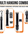 Heavy Duty Multimeter Magnet Hanging Kit With Hook And Clip For Hands Free Meters Universal Magnetic Strap With Dual Magnets