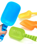 Colorful Beach Shovels For Kids Set Of 4 Durable Plastic Sandbox Toys With Scoops For Toddlers Outdoor Play No Sharp Edges