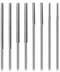 Diamond Burr Set For Carving And Engraving, Pro Grade 8 Piece Long Shank Diamond Grinding Bits For Dremel Rotary Tools