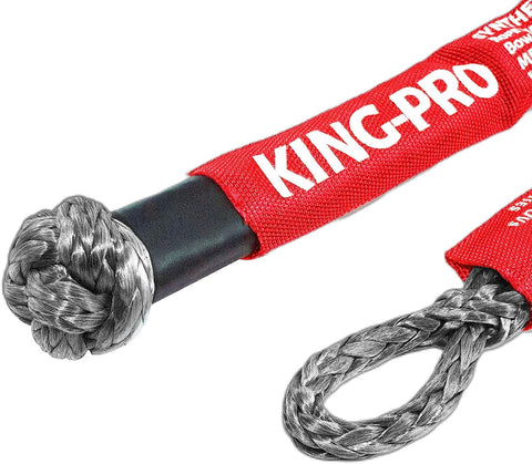 Recovery Ring And Soft Shackle Set For Off Road Recovery 35,000 Lbs Strength Snatch Ring 45,000 Lbs 7/16 By 20 Inch UHMWPE Rope