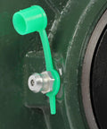Close-up of grease fitting on Beefy Heavy Duty Self Aligning Pillow Block Bearing UCF208 24 1.5 Inch 4 Bolt