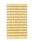Maple Wood Grain Slatwall Panel For Retail Display, Wall Mount Tool Organizer, 24 By 40 Inches, front view