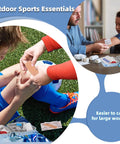Small travel first-aid kit; compact blue case with bandages and medical supplies for home, car, camping
