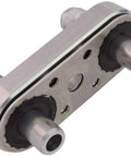 Transmission Cooler Line Adapter Plate With Gasket 6AN Fittings For 6L80E 6L90E 8L90E Build Your Own Custom Braided Hose Setup