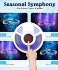 Display of High Performance Ultrasonic Jewelry Cleaner for home use with digital control and various cleaning modes.