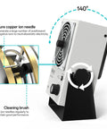Anti Static Ion Fan Neutralizer For Electronics Manufacturing And Lab Use showing ion needle and cleaning brush