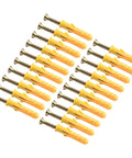 Beefy M8 Drywall Anchors Kit With Wall Expansion Screws M8x40 For Hollow Walls Zinc Plated Rust Resistant Set Rock Solid Hold For Shelves Curtains And Home Mounts Perfect For Damp Areas, yellow plastic wall anchors and zinc screws