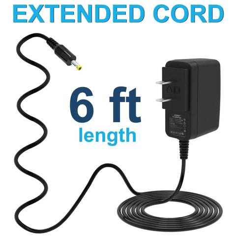 Must Have Replacement 6V DC 1A AC Power Adapter for Omron Blood Pressure Monitors with 6 ft cord and Euro Plug