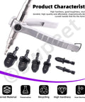 Essential 7 Piece Copper Pipe Tube Expander Tool Kit With 1/4 To 3/4 Inch Swaging Drill Bits, steel frame and multiple drill bits.