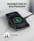 Fast Wireless Charging Pad 15W Qi Charger with Power Supply and Cable Included for Iphone 17 16 15 14 Series, charging phone