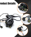Full Main Wiring Harness For Light Bee X S Electric Dirt Bike And Segway X160 X260 Plug And Play Cable Harness on black surface