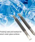 Hammerless Punch And Chisel Set With Spring Loaded Center Punch For No Hammer Needed Door Pin Removal In Tight Spaces