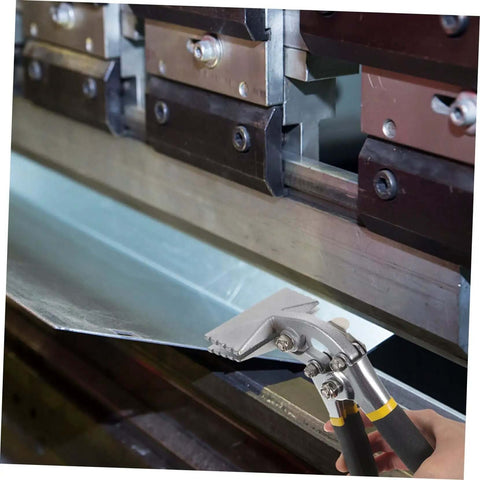 Metal Bender Hand Seamer Tool Plier For HVAC Non Slip Handle Beefy Bending Pliers For Duct Seams And Edge Seaming Heat Treated Steel