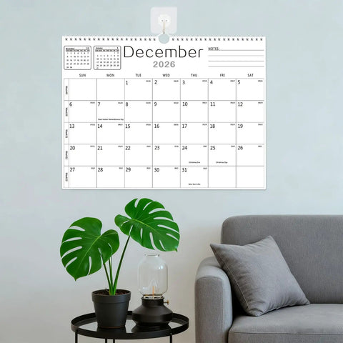 Top Shelf Eighteen Month Wall Calendar Rolling July 2026 Through December 2027 With Easy Peel Stick Mount And Roomy 14 By 11 Grid For No Fuss Project Tracking And No Sweat Family Scheduling Without Mid Year Hassles