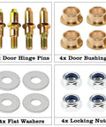 Door Hinge Pin And Bushing Repair Kit For 1999 Through 2007 Chevy Avalanche Silverado Suburban Tahoe GMC Sierra Yukon Escalade