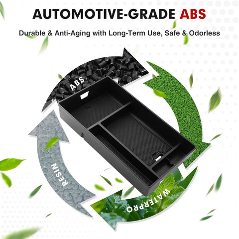 Automotive-grade ABS used in Center Console Organizer For Lexus NX 2022 2023 2024 2025 NX 250 NX 350 NX 350h NX 450h Plus