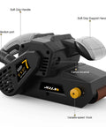 7 Amp 3x21 Inch Belt Sander with Variable Speed 120 to 400 RPM Dust Bag 2 in 1 Bench and Belt Sander