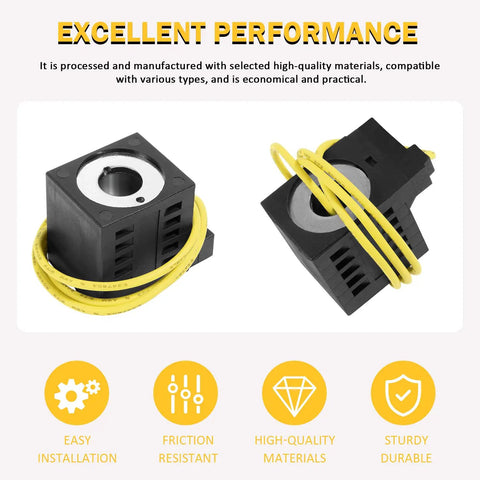 Solenoid Coil 10V DC 25W For Valve Stem Series 08 80 88 98 In Hydraulic Power Unit Lift Dump Systems Built Tough