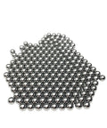 Premium G10 And G24 Grade Tungsten Carbide Balls Dead On Precision For Heavy Duty Bearings And Machine Measurement Tools Rock Solid Build Pack Of Five Pieces arranged in a decorative shape.