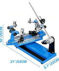 Tabletop Tennis Stringing Machine With Fixed Six Point System And 360 Degree Rotation No Fuss Setup Precise Tension Control From Nine To Ninety Pounds Easy Clamping Complete Accessories Included Blue, 53 x 22 x 25 cm