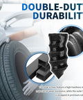 Heavy Duty Tire Plug Kit With Screwdriver, 60 Pieces In Four Sizes, showing close-up of rubber tire plugs for roadside repair