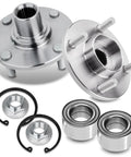 Front Wheel Bearing Hub Assembly 2-Pack for Ford Focus 2000-2011 Front Left and Right 4 Bolt ABS Encoder 518510 Interchange