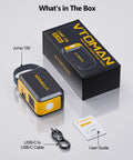 Portable 88.8Wh LiFePO4 Power Station Solar Generator with packaging, USB-C cable, and user guide