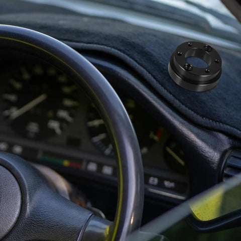 Racing Car Wheel Adapter Plate Riser Tool For Enhanced Control In Various Racing Cars on dashboard near steering wheel