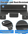 Vehicle Side 4 Way Flat Trailer Wiring Harness Mounting Bracket Kit showing steel construction and rust-resistant finish.