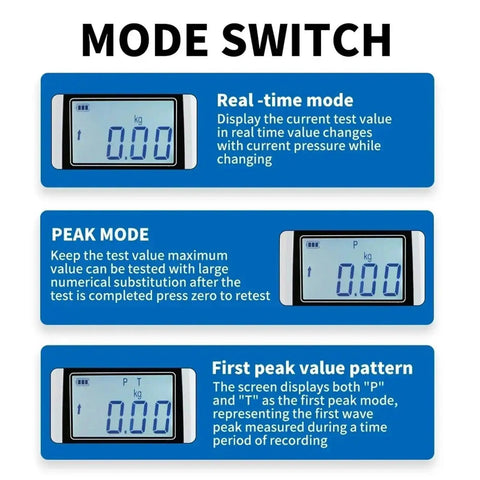 Heavy Duty Digital Grain Hardness Tester And Pocket Penetrometer Meter for Wheat Rice Feed Analysis mode switch display