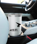 Hang Glider Themed Stainless Steel Insulated Tumbler for Men and Women great outdoor flying gift in car cup holder