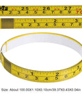 Top Shelf Adhesive Measuring Tape Kit For Woodworking Sweet Sticky Metal Ruler Premium Carbon Steel Tape Measure Peel And Stick Tool compatible with router table.