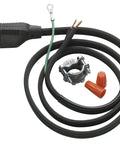 Garbage Disposal Power Cord Kit For Standard Badger Series 3 Foot Installation, Easy Plug In Setup, Strain Relief Clamp shown