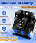 Heavy Duty Engine Motor Mount Replacement Set For Chevy Gmc Cadillac 3 Pack Part 15854939 showing black mount with heat shield and vibration dampening features.