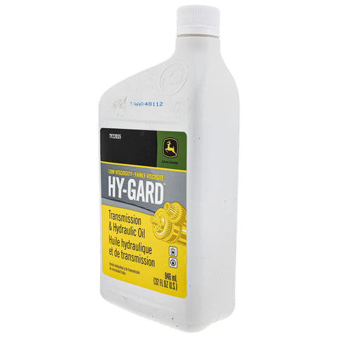 Hy-Gard Transmission And Hydraulic Oil 32 Oz TY22035 OEM Grade Fluid bottle for tractors and heavy equipment.