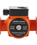 Hardcore Cast Iron Circulator Pump Moving 23 Gpm Through Home Plumbing Systems with orange housing and control panel.