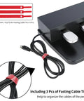 Portable 3 Pedal Unit For Digital Pianos With Soft Sostenuto And Sustain Pedals, Cable Ties, Casio PX Series Compatibility, Black
