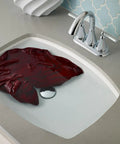 Bathroom sink with Pfister Compatible Polished Chrome Drain Stopper For Push And Seal Drain Assembly 972098A