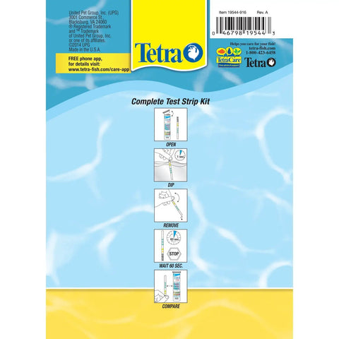 Straight Up Slick Aquarium Water Test Kit With Seven In One Fast Strips for freshwater and saltwater tank instructions.