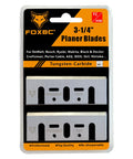Heavy Duty 3 1/4 TCT Tungsten Carbide Planer Blades Replacement For Makita Dewalt Bosch Ryobi Handheld Tools in packaging