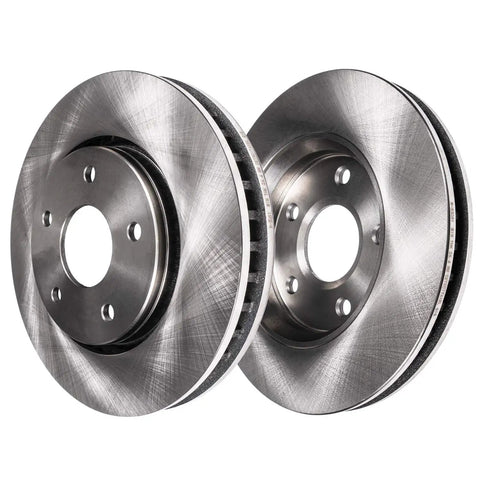 Front Brake Kit Four Piece For Mazda CX 5 2013 To 2024 With 11.69 Inch Disc Rotors And Ceramic Brake Pads Replacement For Daily Driving