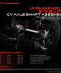 Ford Focus Front Left CV Axle Shaft Assembly For 2000 Through 2011 Models With 2.0L 2.3L And 2.5L Engines, installed view