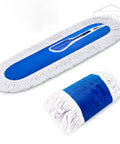 Heavy Duty Cotton Dust Mop Head Refill For Fast Floor Sweeping And Gym Maintenance with short fibers, 24x5 inch size.