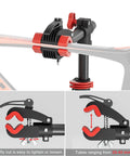 Bench Mount Bike Repair Stand For Home Shop And Mechanics, Pro Grade E Bike And Mountain Road Bike Work Stand Rack, Super Stable, Easy Height Adjustment, clamp mechanism.